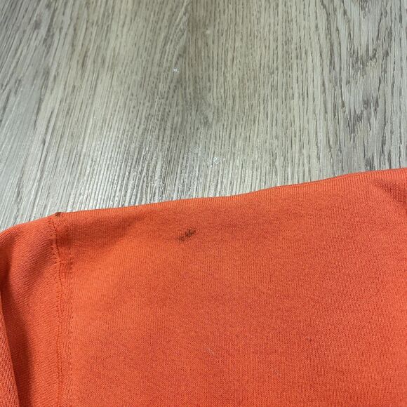 Vintage Clemson Tigers Sweatshirt Mens XL Orange NCAA Made USA Crewneck 90s - Picture 7 of 16